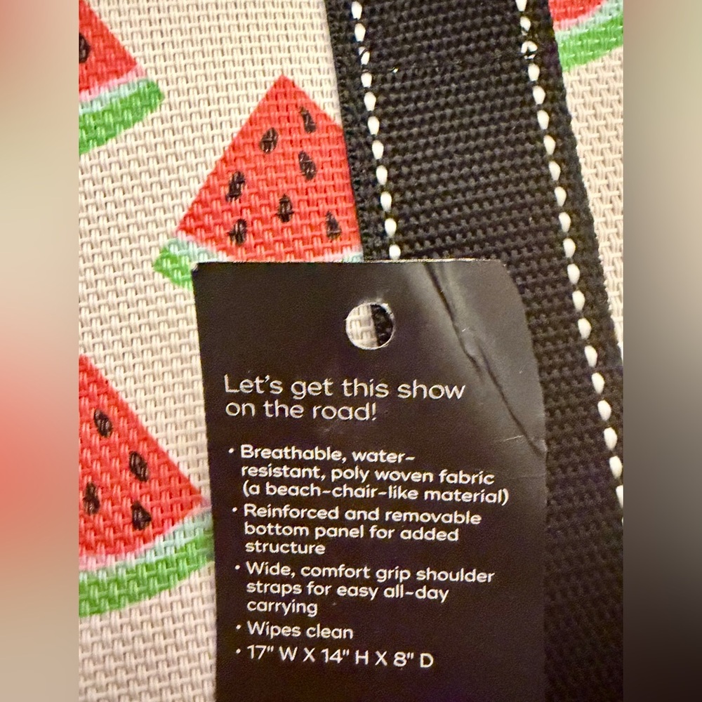 Scout Roadtripper Open-Top Tote in Watermelon NWT - Picture 6 of 6